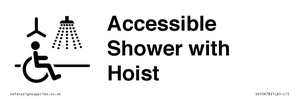 Accessible Shower with Hoist
